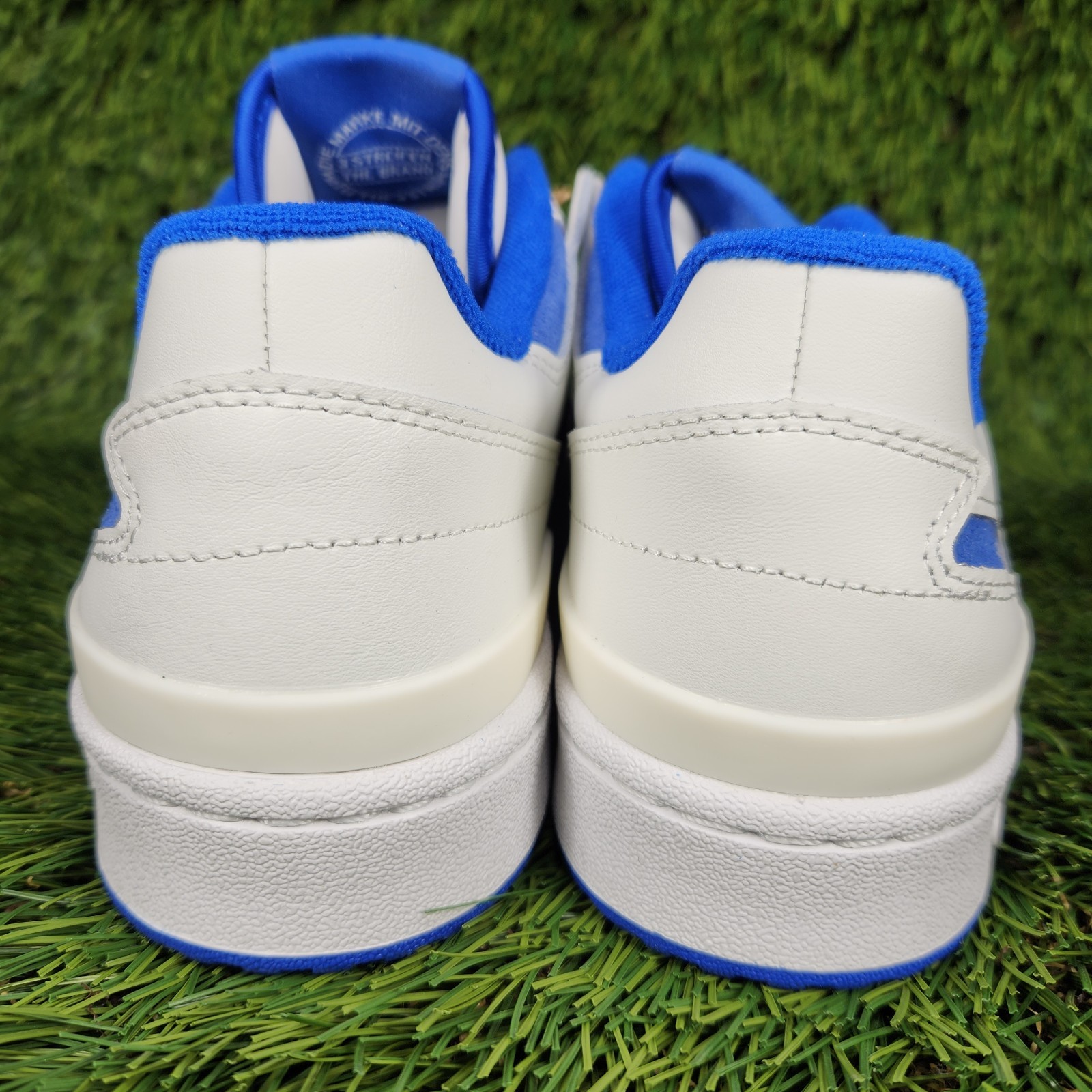 Adidas Forum Low CL Mens 8.5, Womens 9.5 White Royal Blue Sneaker IH7829 Classic