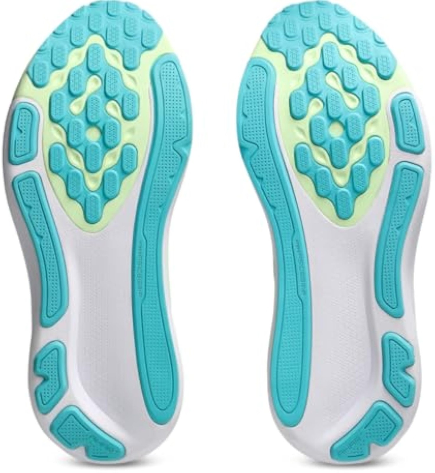 ASICS, Men’s, Gel-Kayano 33, White/Energy Aqua, 14, Wide – White/Energy Aqua – 1