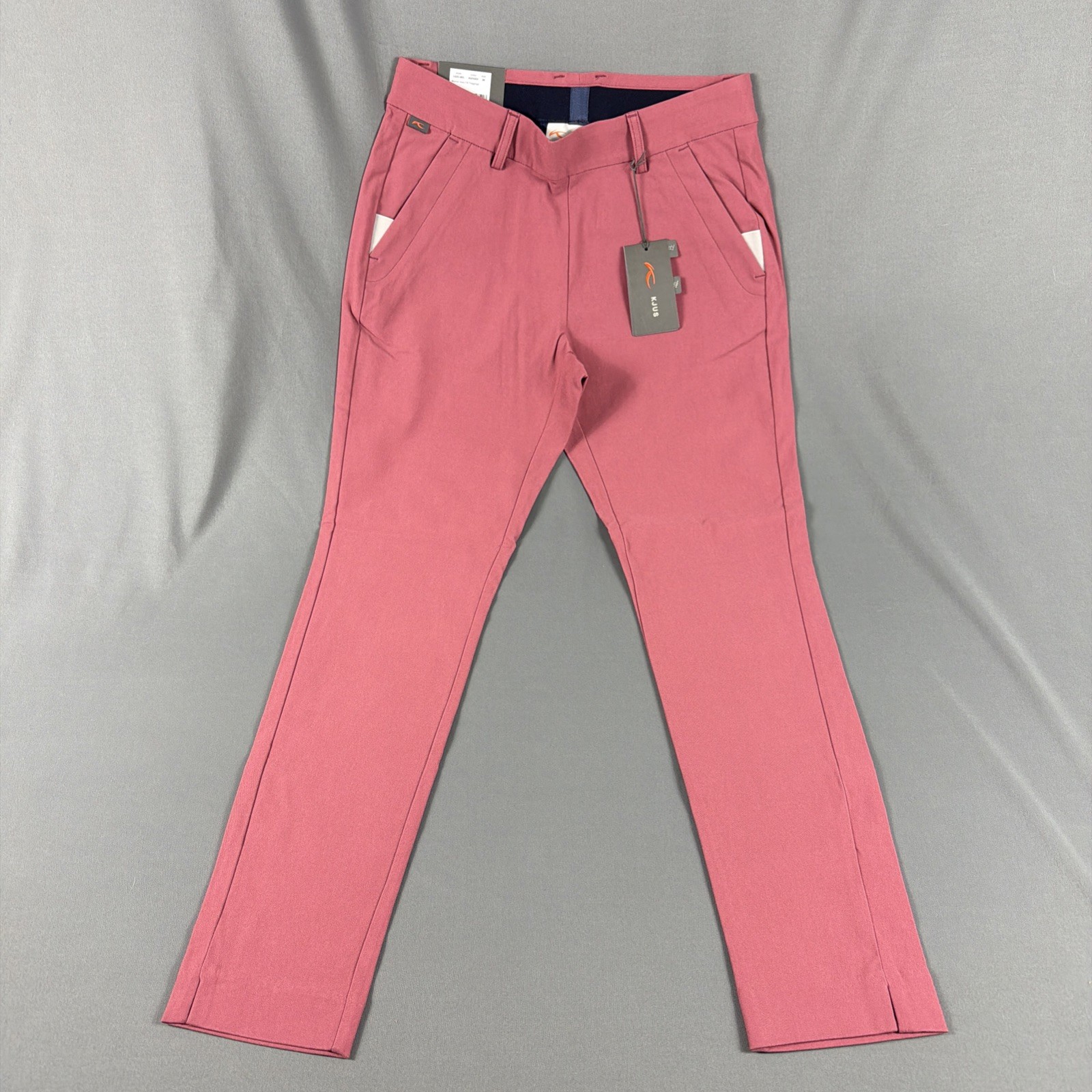 KJUS Womens Golf Pants Ikala Treggings Small Red Plum Viscose Polyamide NWT $180