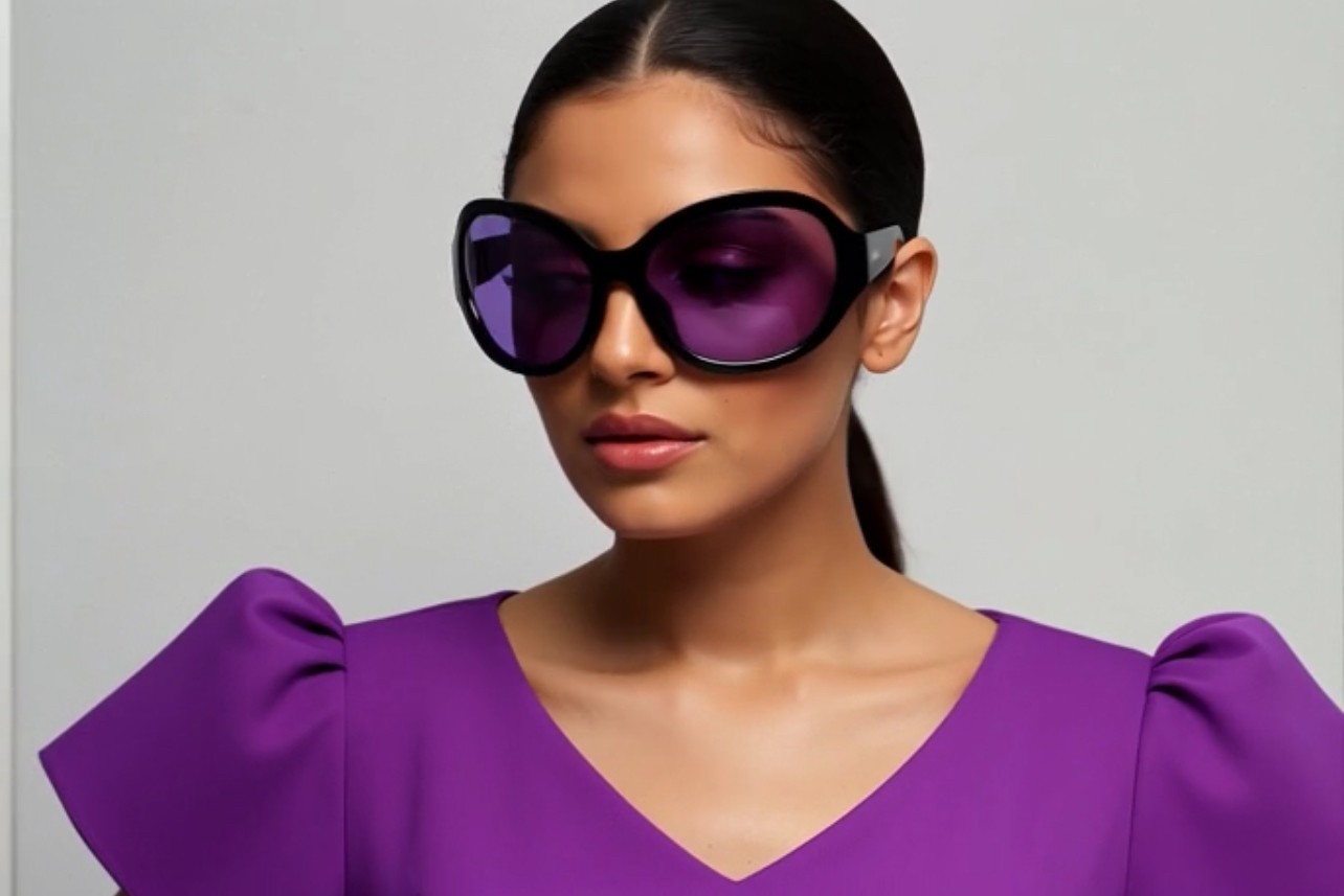 Women’s Designer Sunglasses Oversized Wrap Around Butterfly Shield Shades UV400