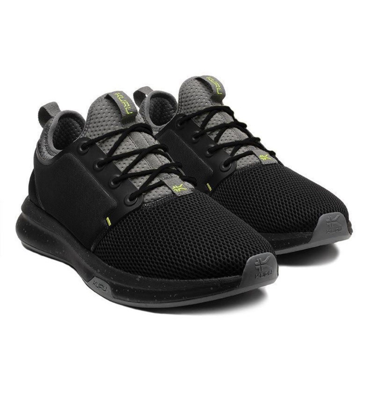 KURU Footwear Atom Trail | Men JetBlack /Citron | New in Box | Sizes 13, 11, 9.5