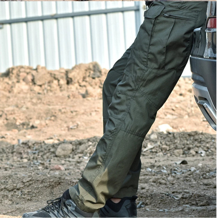 Mens Cargo Pants Work Combat Pants Outdoor Hiking Waterproof Trousers Tactical
