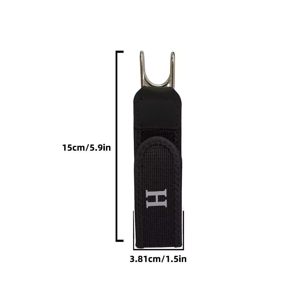 2PCS Tactical Metal Hook Elastic Belt Buckle-Less Invisible Waist Belt Closure