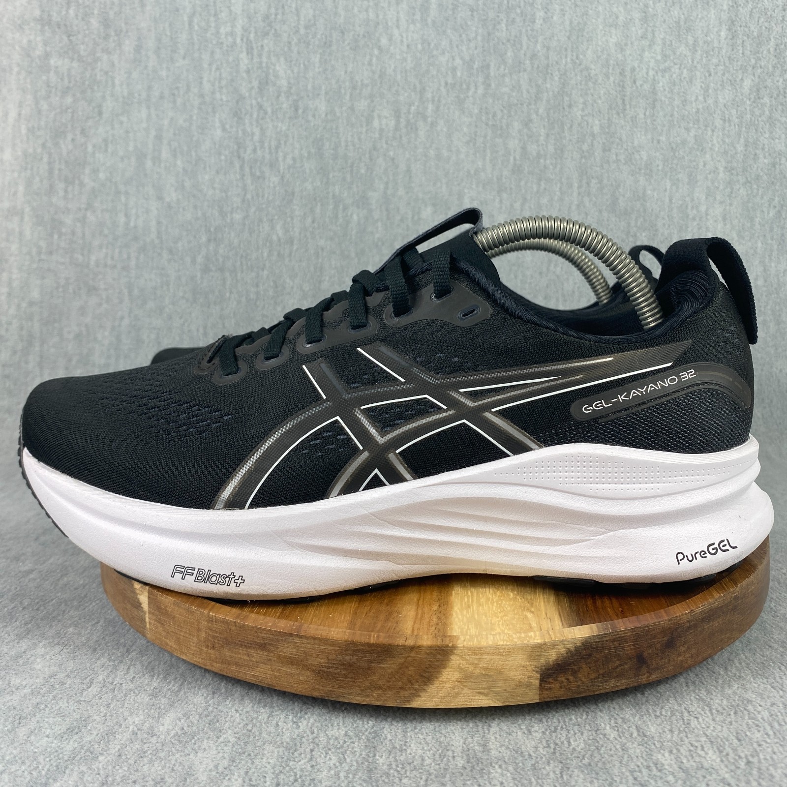 Asics Gel-Kayano 32 Shoes Mens Size 9 Extra Wide Black Sneakers Running Athletic