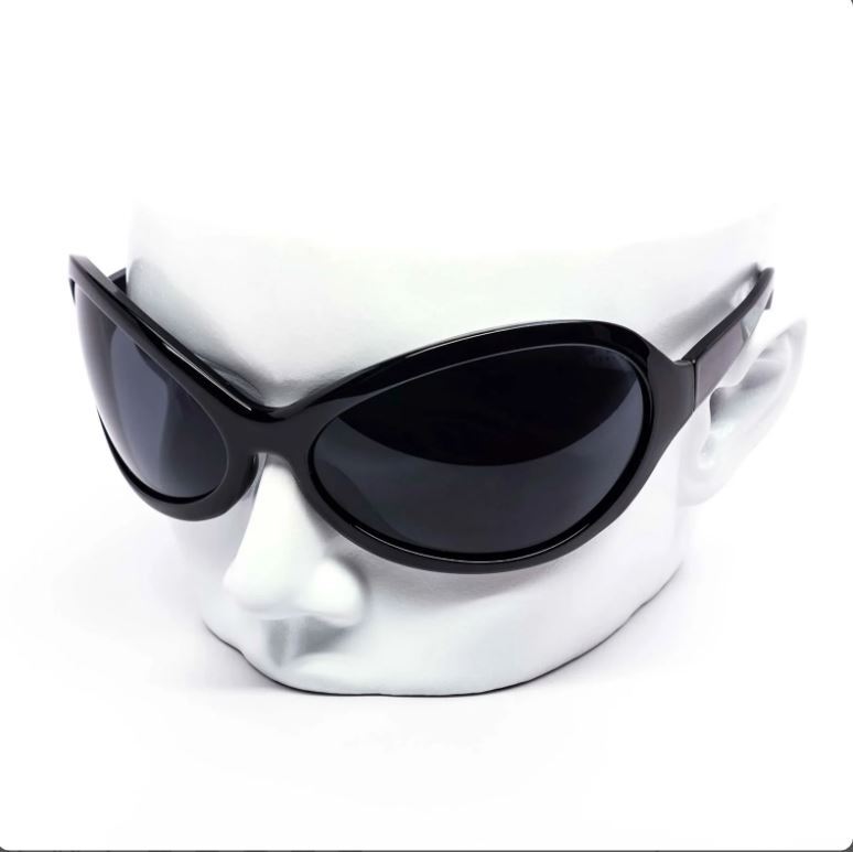 Women’s Designer Sunglasses Oversized Wrap Around Butterfly Shield Shades UV400