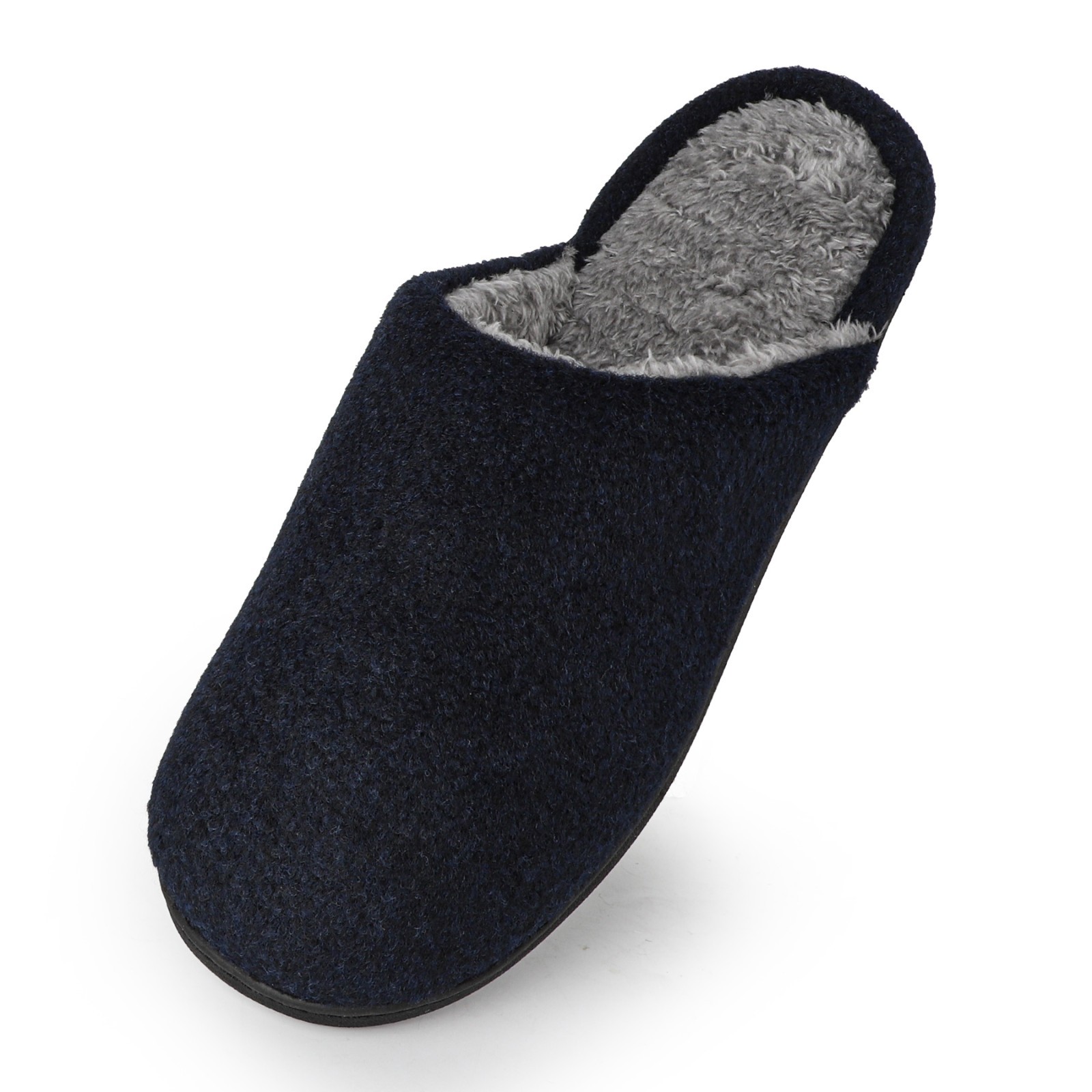 Tiestra Mens Memory Foam House Slippers Lightweight Comfort Slip On House Shoes