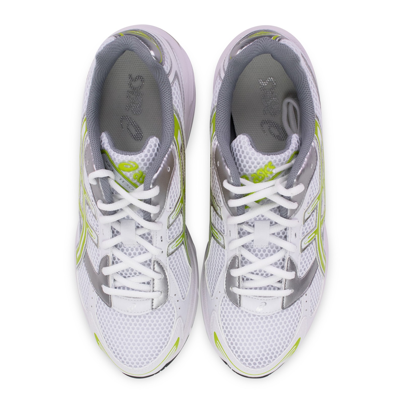 NIB ASICS WHITE/GREEN GEL-1130 SNEAKERS SIZE 10.5 $100