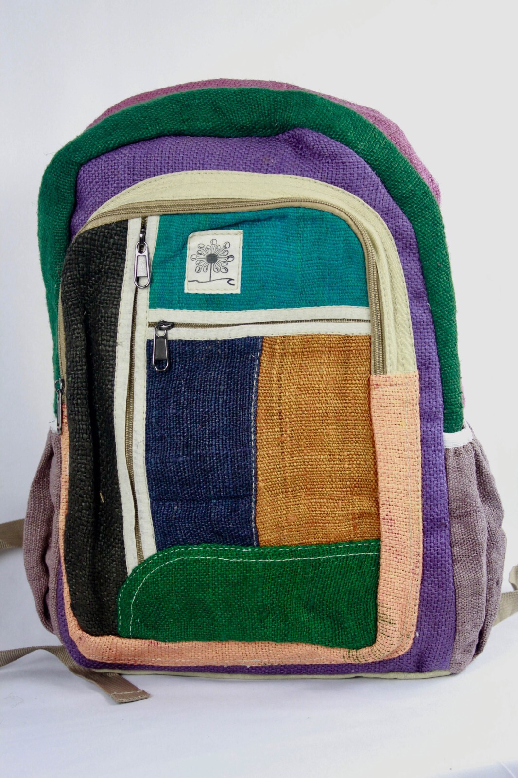 Hemp/Cotton Handmade Backpack
