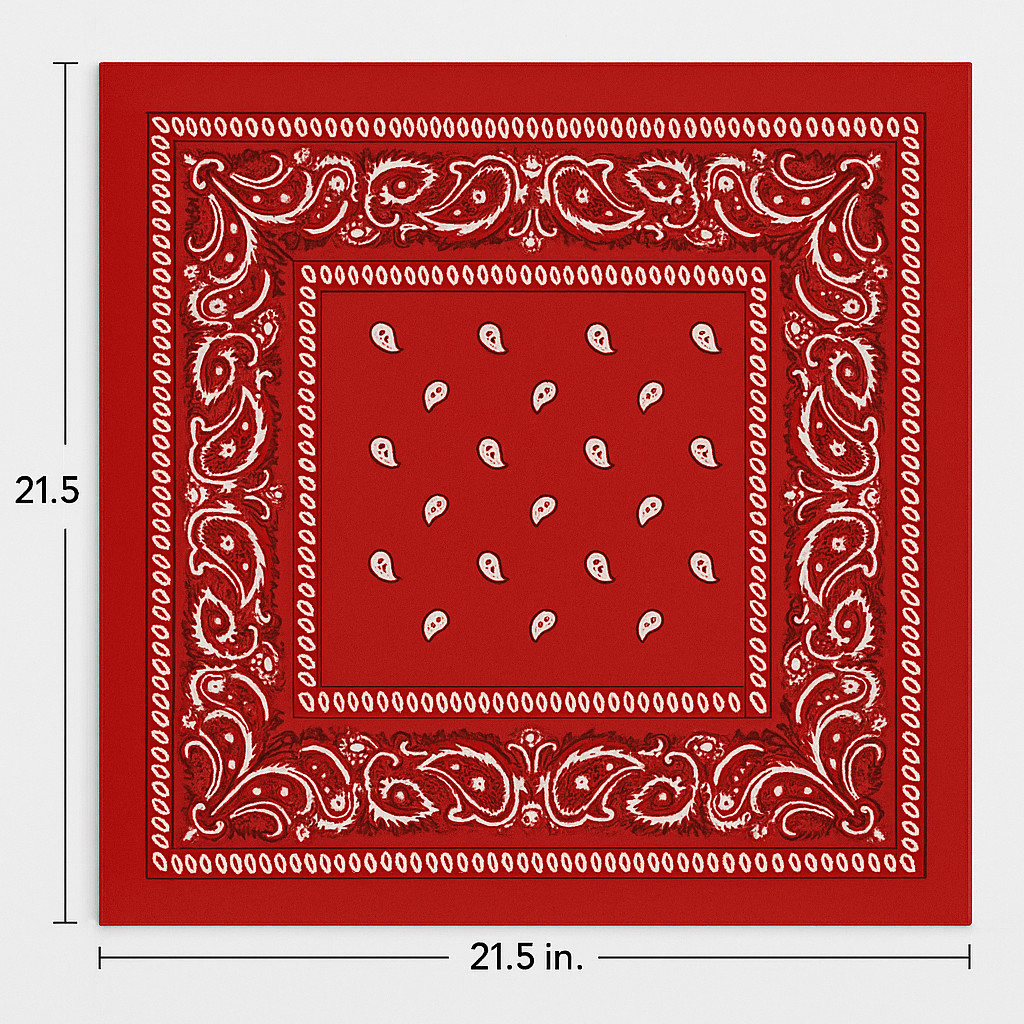 10 Pack Bandanas Paisley Print Cowboy Bandana Handkerchiefs Assorted Colors