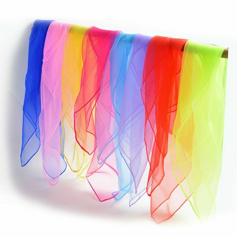 Scarf Chiffon Silk Scarves Small Square Ladies Women Hair Tie Band Head Neck