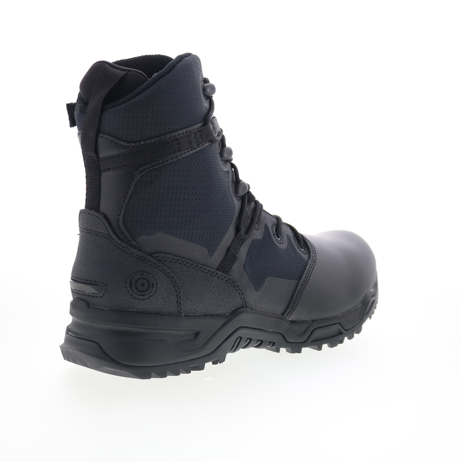 Original Swat Alpha Fury 8″ Polishable Toe Side-Zip EN Mens Black Boots