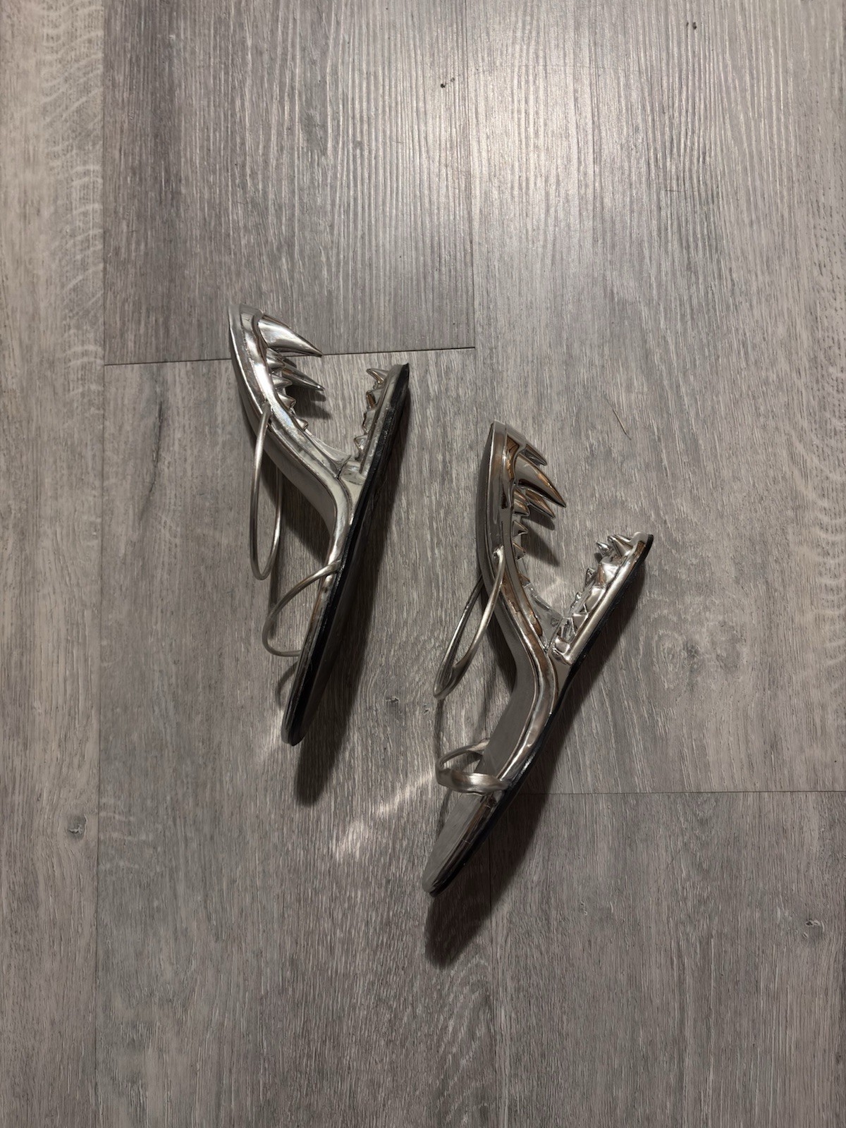 GCDS MORSO HEELS In Silver