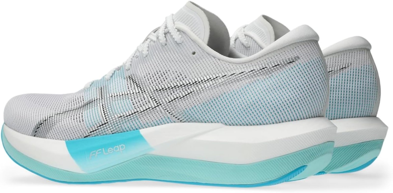 ASICS Unisex Magic Speed 5 Running Shoes, 12.5M / 14W, White/Pure Silver – White