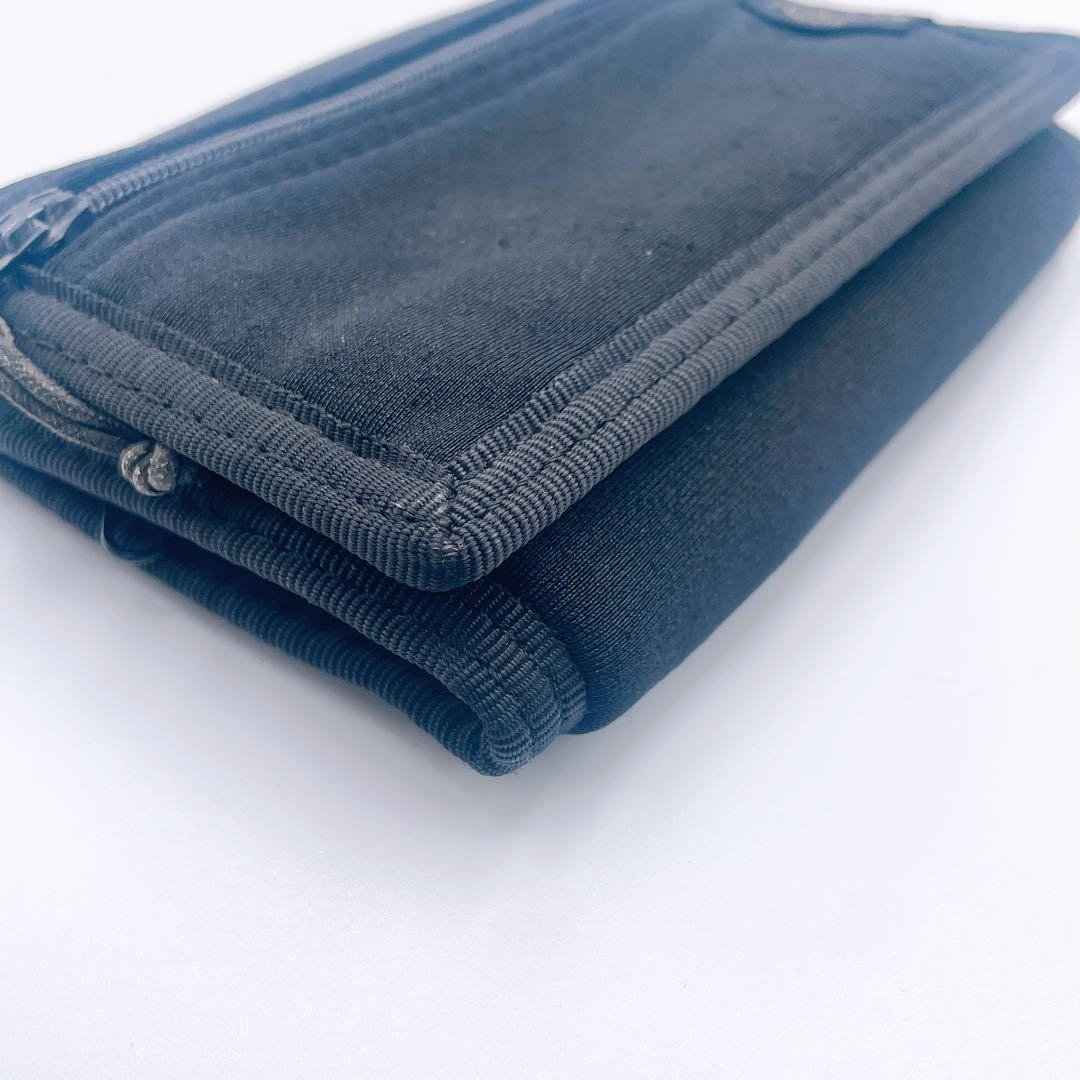 Porter Yoshida Capsule Bifold Wallet Black Leather Card Coin Cash Organizer