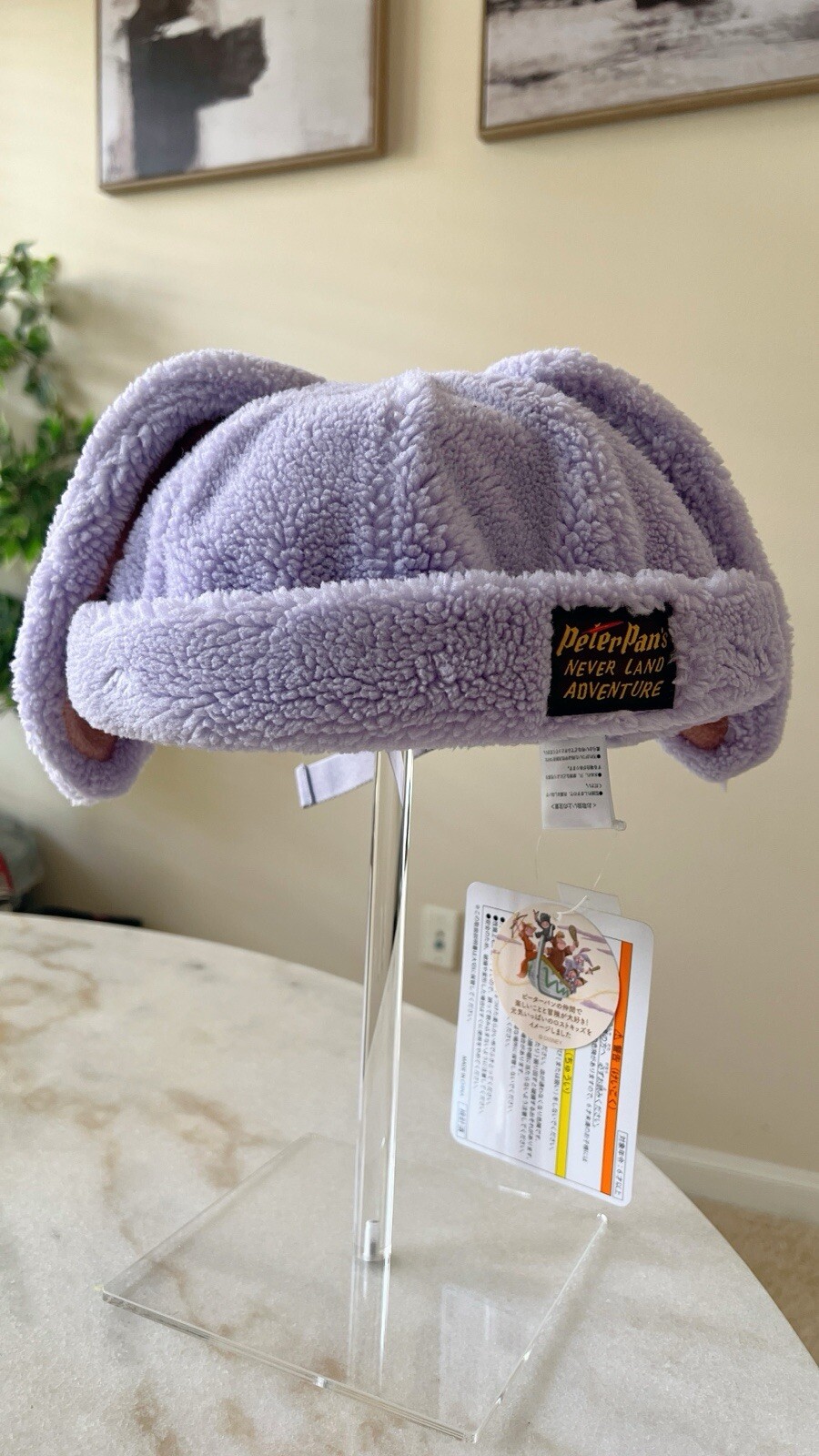 Tokyo Disney Peter Pan Fluffy Hat Cap Lost Boys Fantasy Springs Japan 【US STOCK】
