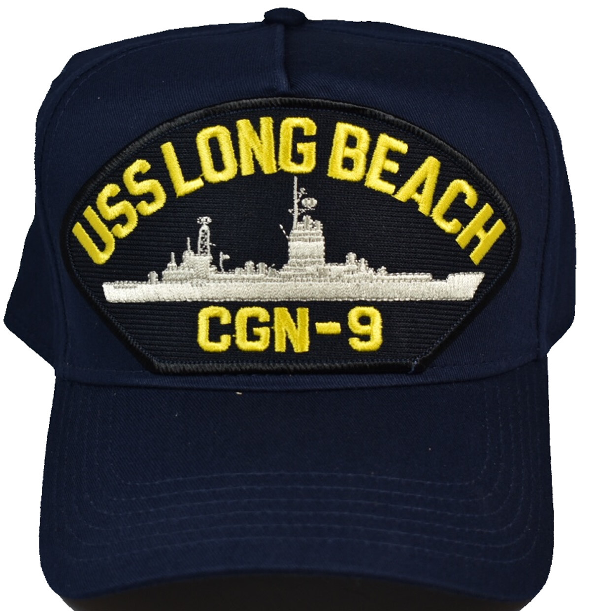 USS LONG BEACH CGN-9 Hat – NAVY BLUE – Veteran Owned Business