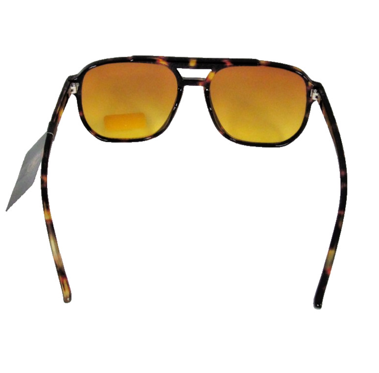 HOUSE OF HARLOW by Nicole Richie Tortoise Shell Aviator Sunglasses Amber Lenses