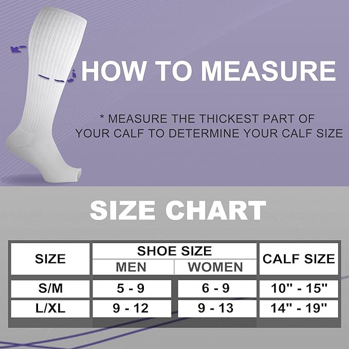 ⭐️NEWZILL Compression Socks Circulation 20-30 mmHg, Graduated Open Toe