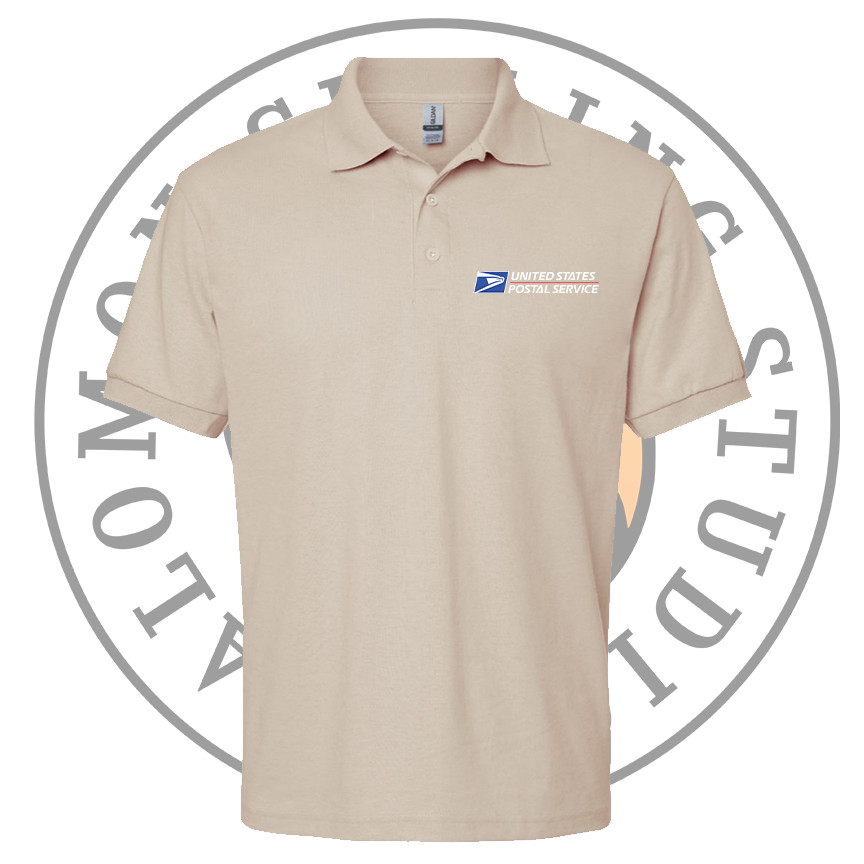 New postal Polo DryBlend Jersey Polo Embroidery Logo Pocket Size Rural Carrier