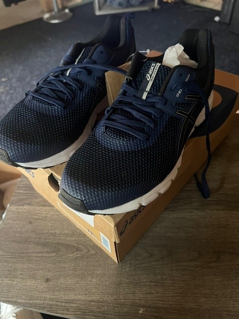 Size 11 – Asics Gel 33 Run Blue / Black