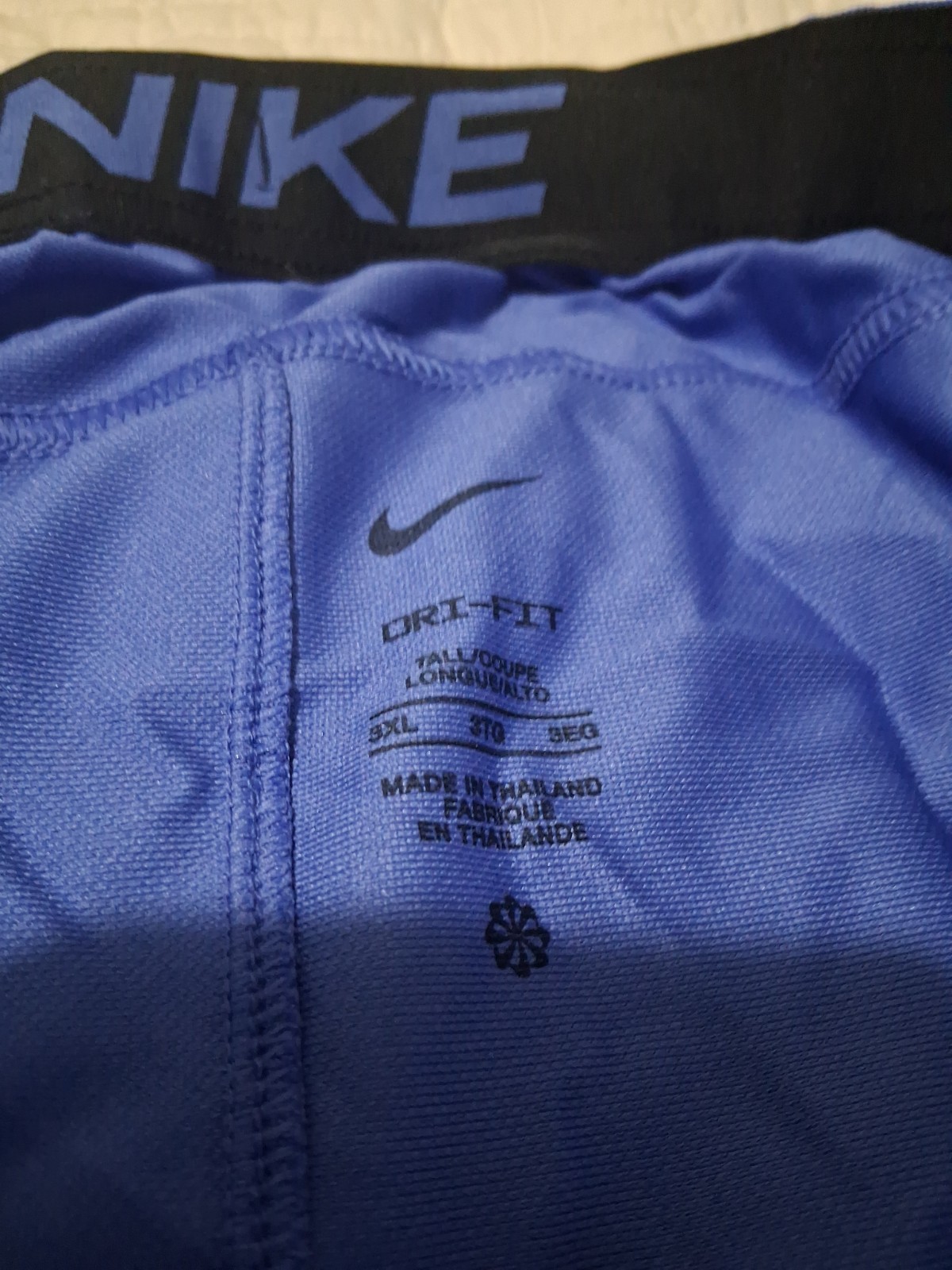 Nike Totality Training 9” Blue Standard Shorts Mens 3XL Tall New