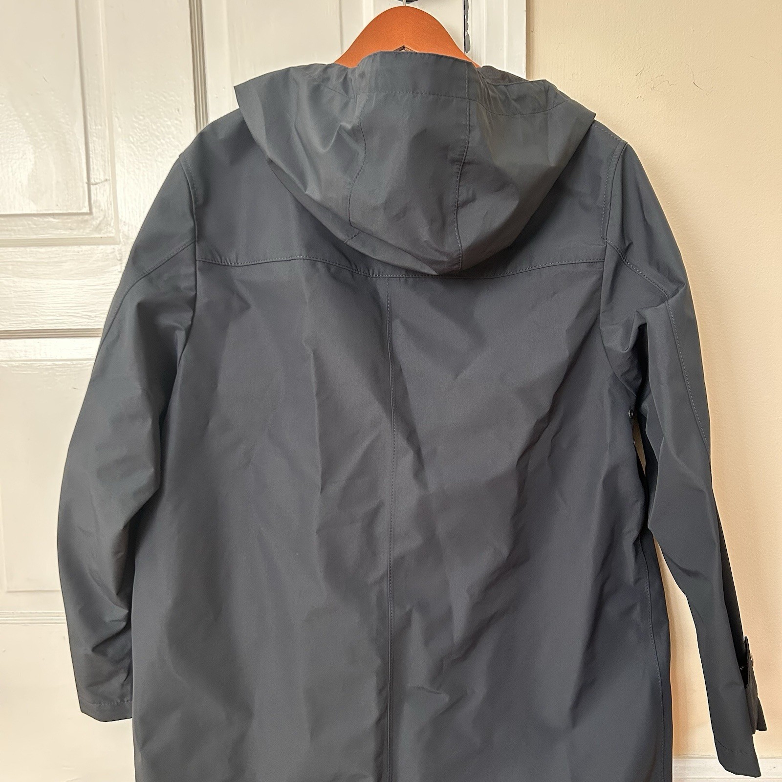 Coach Layer Parka C7813 Men’s M Navy Hooded Jacket NWT Water Resistant MSRP $698