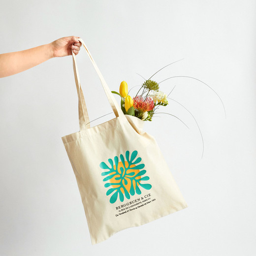 Personalized Mediterranean Lemon Canvas Tote Summer Beach Bag Citrus Fruit Art