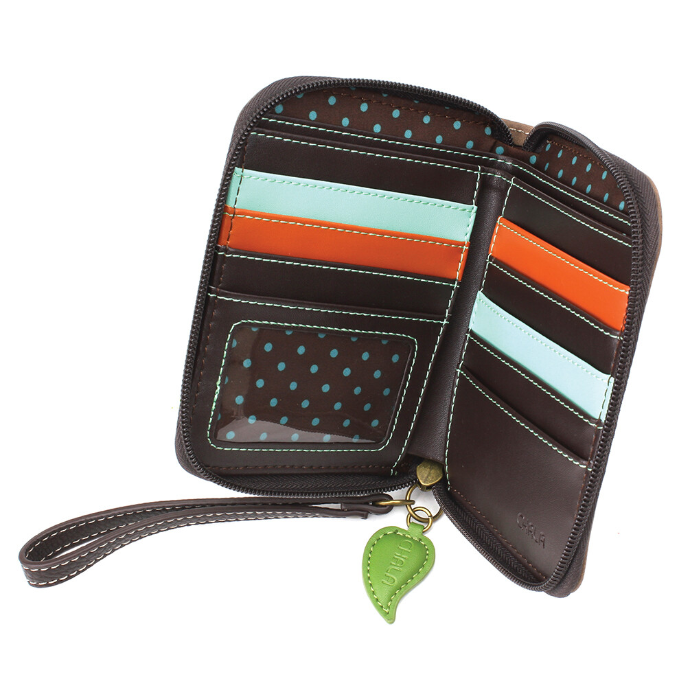 Chala Zip Around Wallet 839 * NEW * Many Styles To Choose From