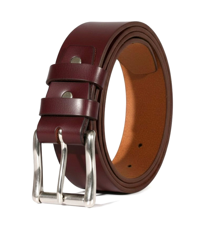 Men’s Belts Leather Full Grain Buffalo Dress Jean BELT Amish USA HANDMADE 1.5