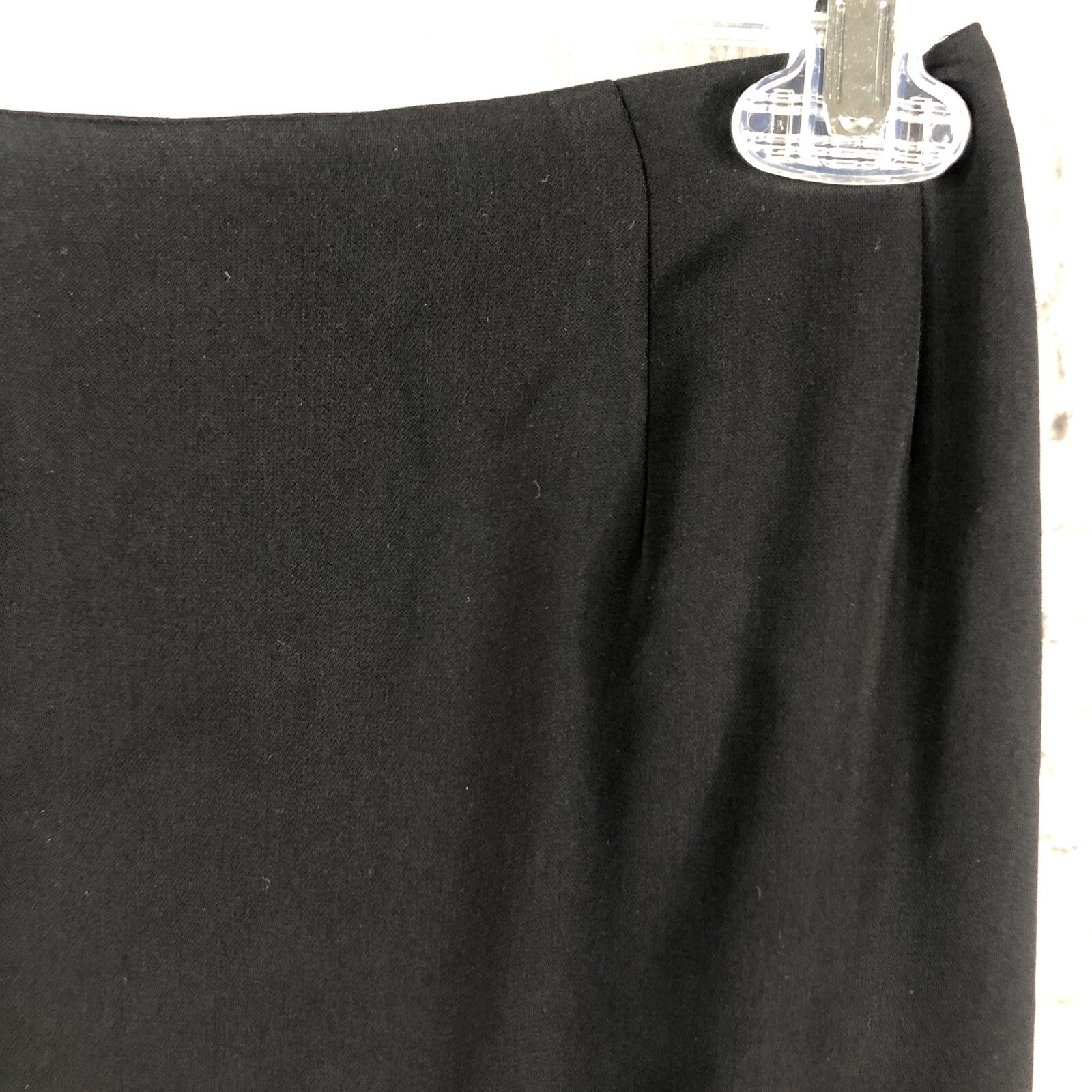 Vintage Yansi Fugel Maxi Skirt Womens 2 Black Old Money Back Slit Formal NEW