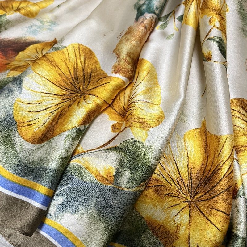 Silky Long Scarf 180x90CM Satin Wrap Lightweight Shawl Women Fashion Accessory