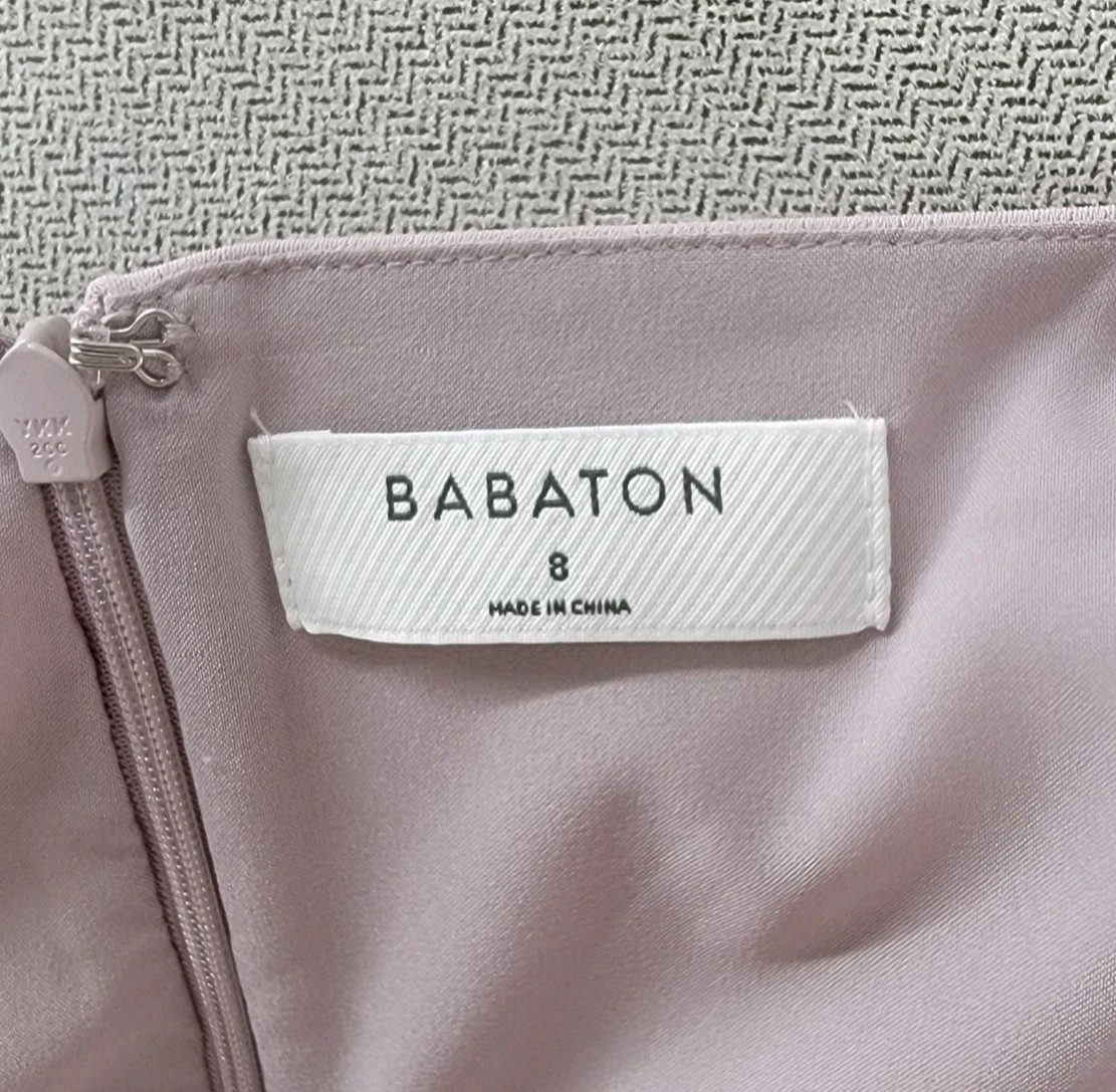 Babaton Womens Dress Aritizia Square Neck Slip Tank Capsule NEW Size 8 Mauve