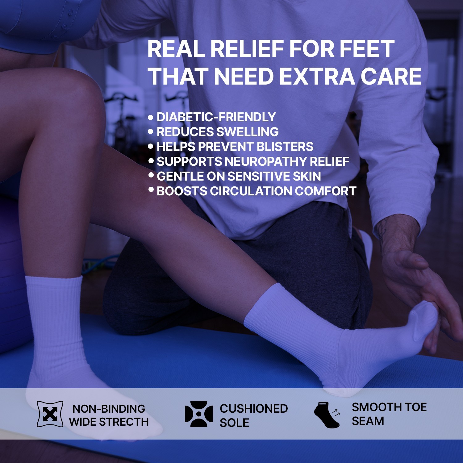 Diabetic Ankle Socks Mens Circulatory Health Low Cut Socks 3 12 Pairs 9-11 10-13