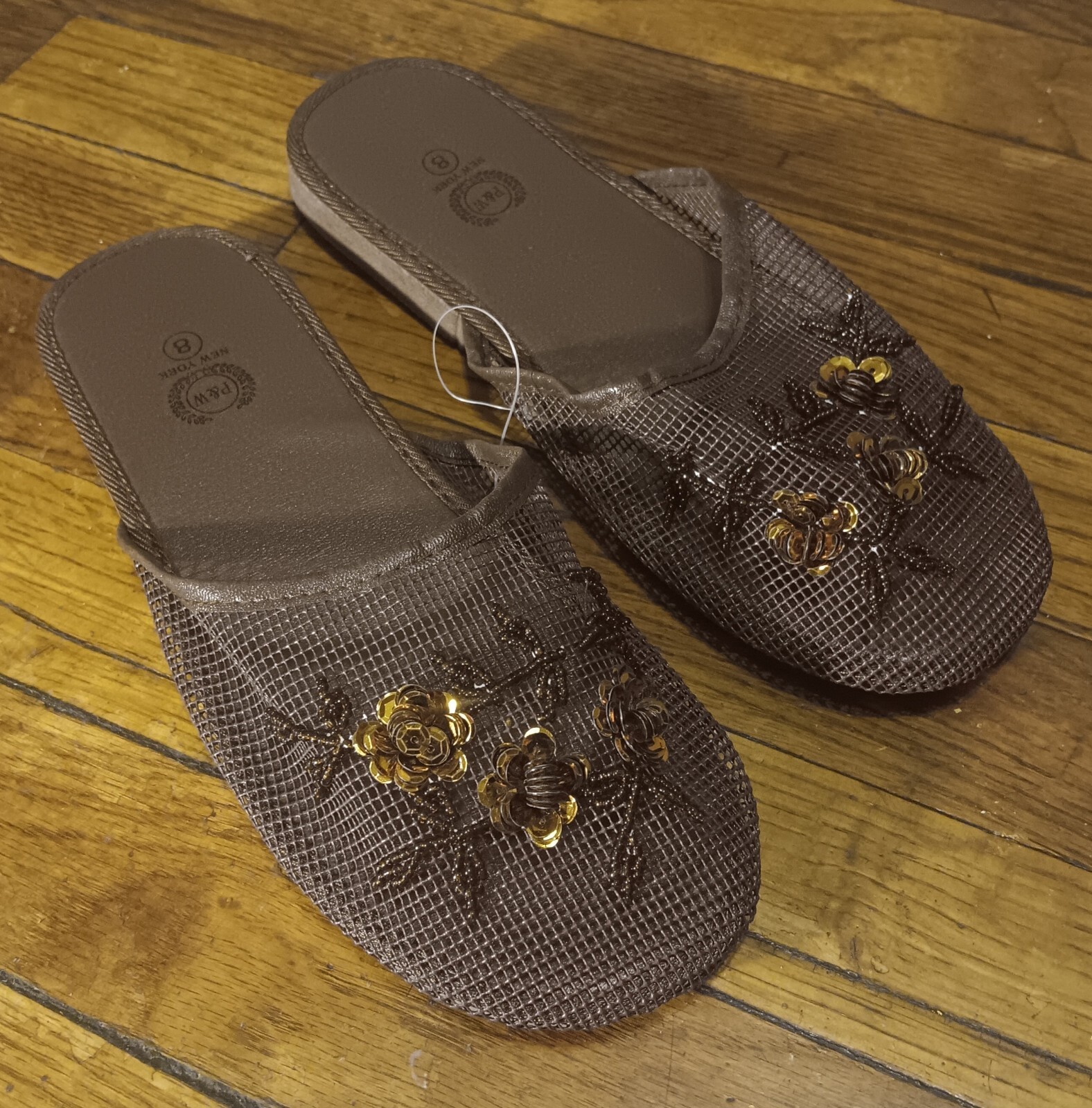 New Women’s Mesh Sequin Comfort Slippers in 13 Colors