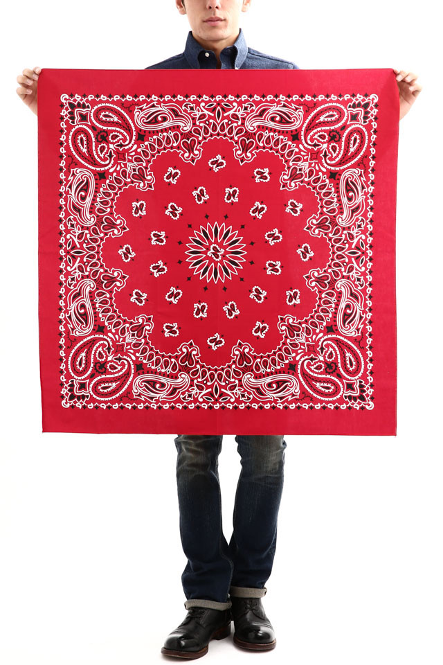 35″x35″ RED SUPERSIZE XXL GIANT PAISLEY BANDANA Bandanna Head Wrap Scarf Scarves