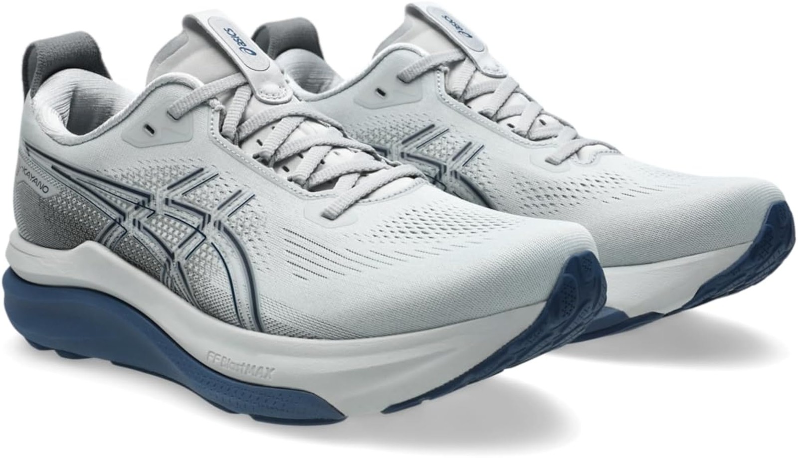 ASICS Men’s Gel-Kayano 33 (Extra Wide) Running Shoes, 10.5, Piedmont Grey/Midnig