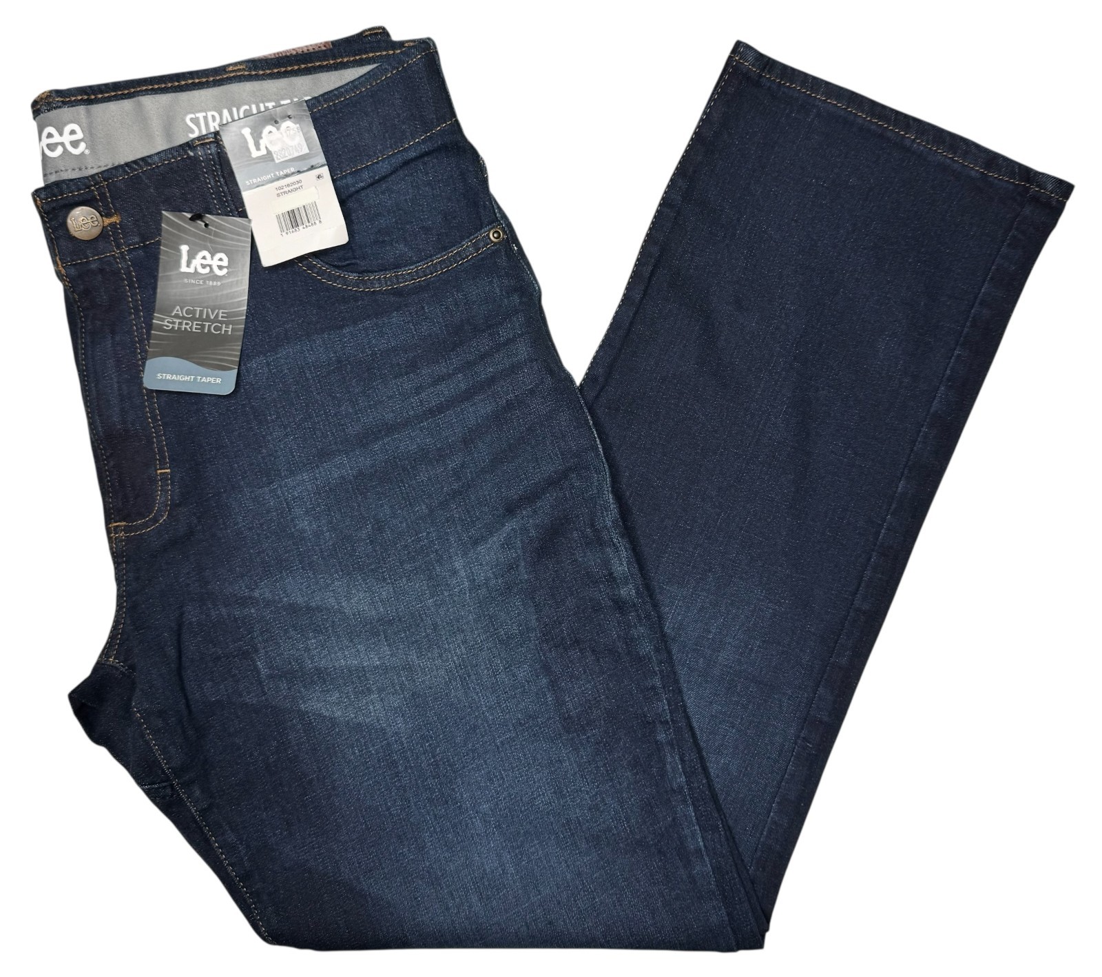 Lee #11758 NEW Men’s Motion Flex Waistband Active Stretch Straight Taper Jeans