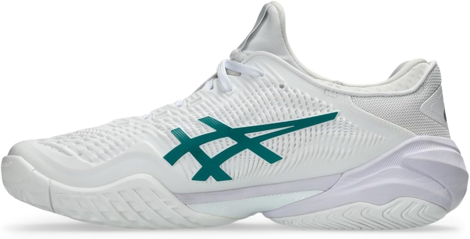 ASICS Men’s Court FF 3 Tennis Shoes, 8.5, White/Pitch Green – White/Pitch Green