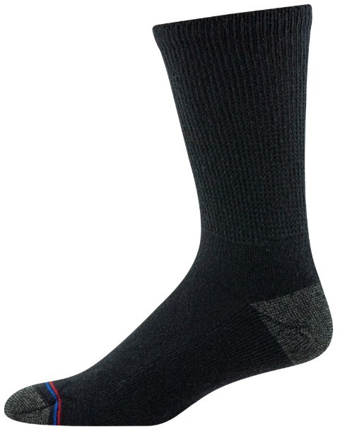 MediPeds Men’s Non-Binding Crew Socks, 12-Pairs, Large Shoe Size 7-12🎈FREE SHIP