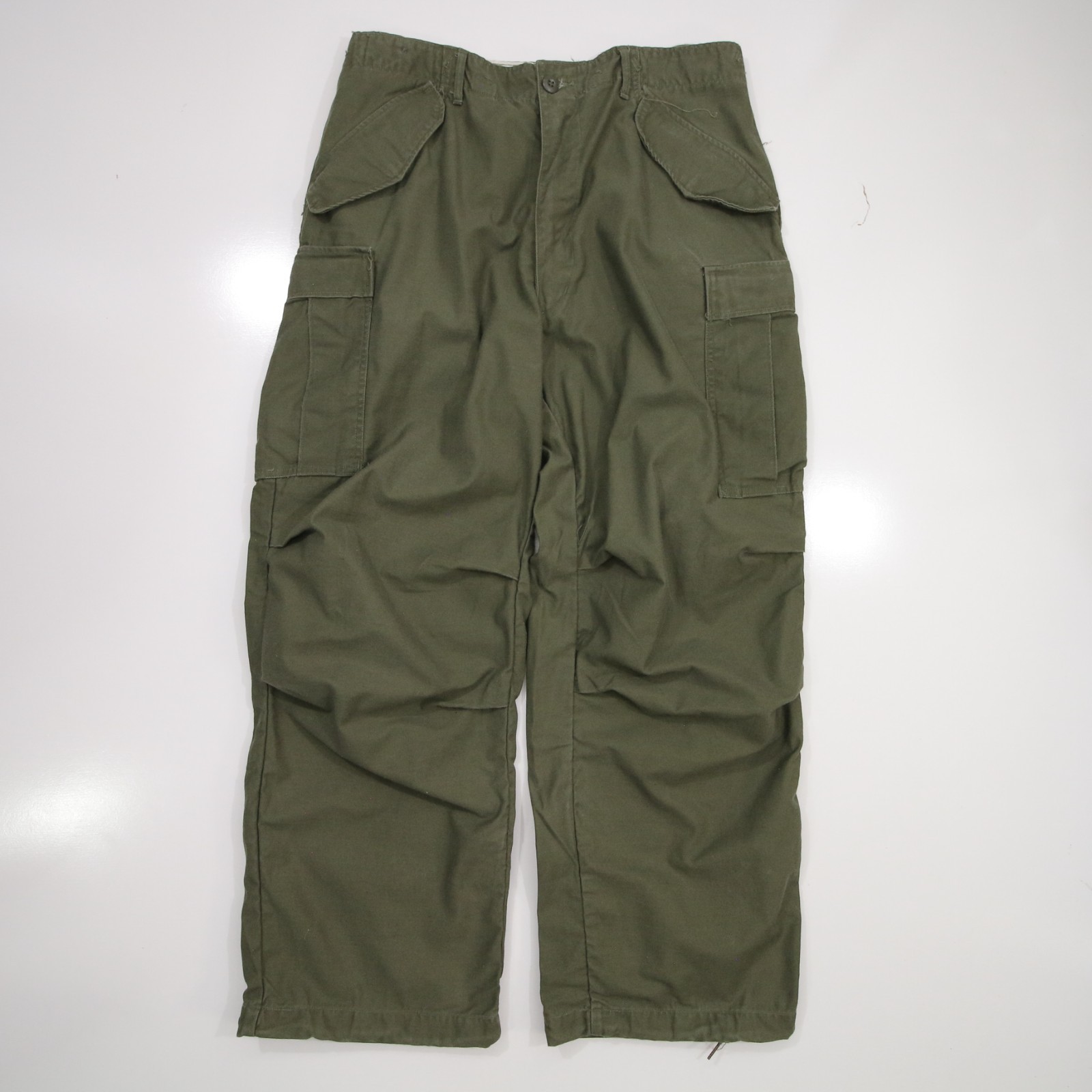 VTG Military M65 Combat Trousers US ARMY Fatigue OG-107 CARGO Field Pants M Reg