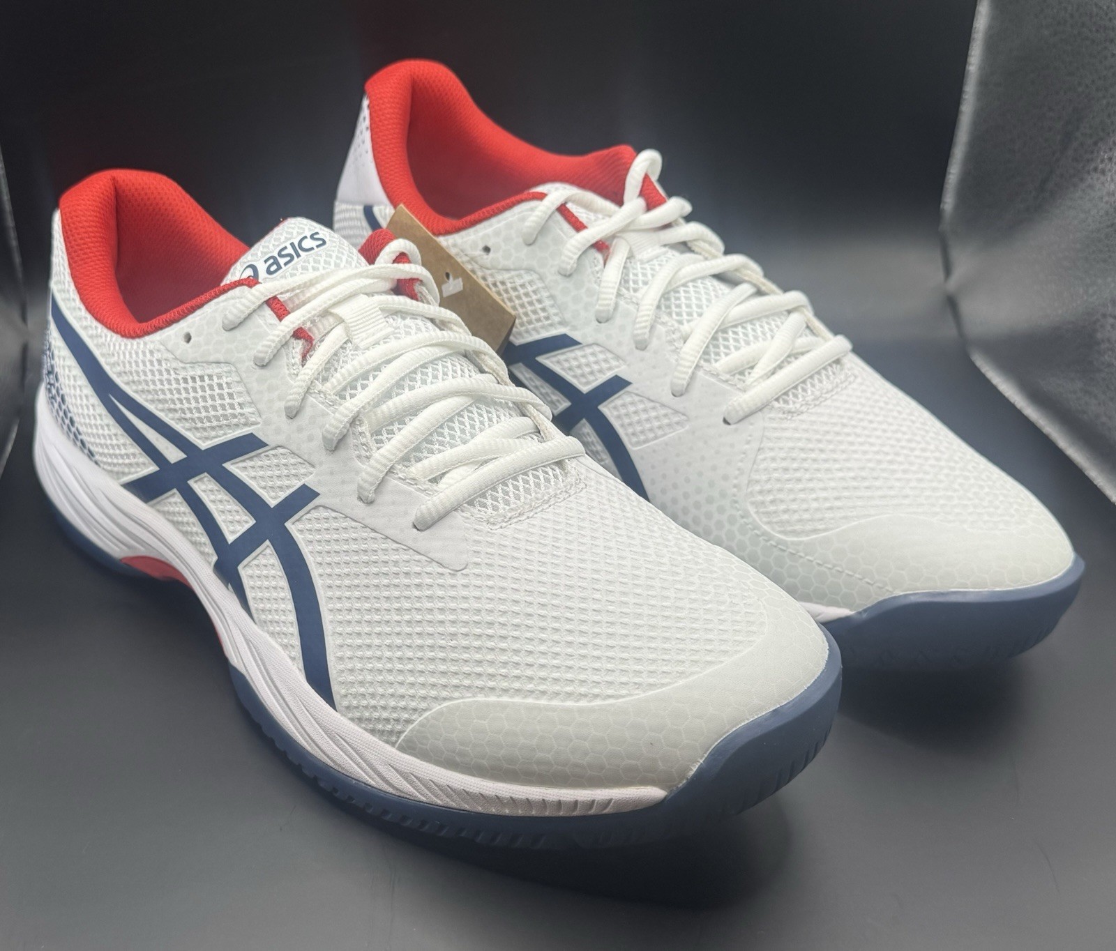 Asics Men’s Gel-Game 9 Pickleball Shoes White/Night Sky (1041A416-100)