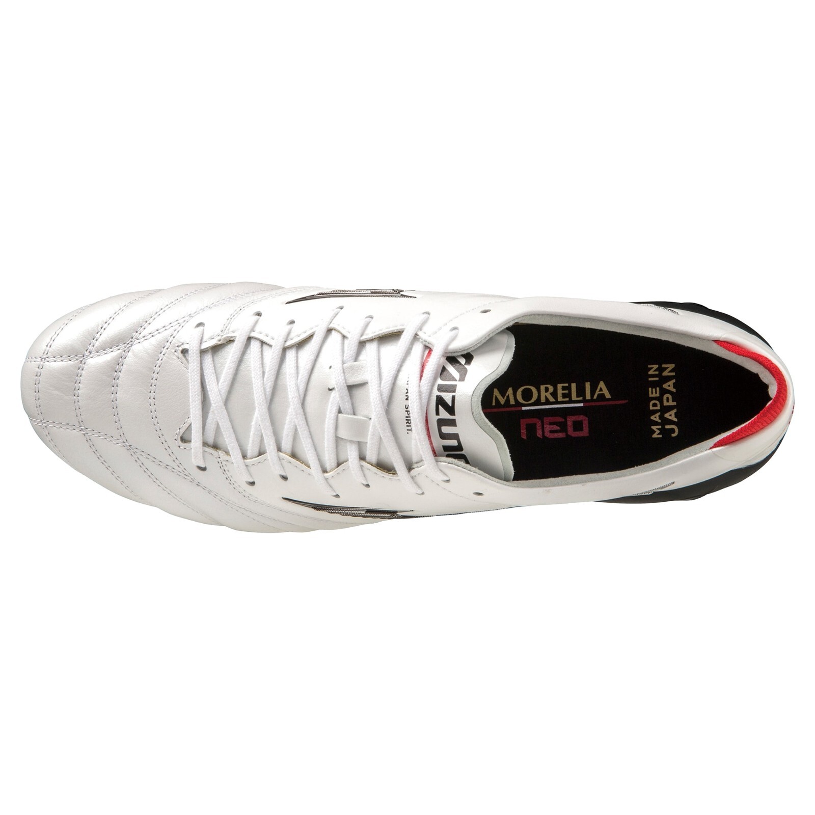 Mizuno Soccer Cleats MORELIA NEO 4 JAPAN Super White Pearl/Black P1GA2330 09 NEW
