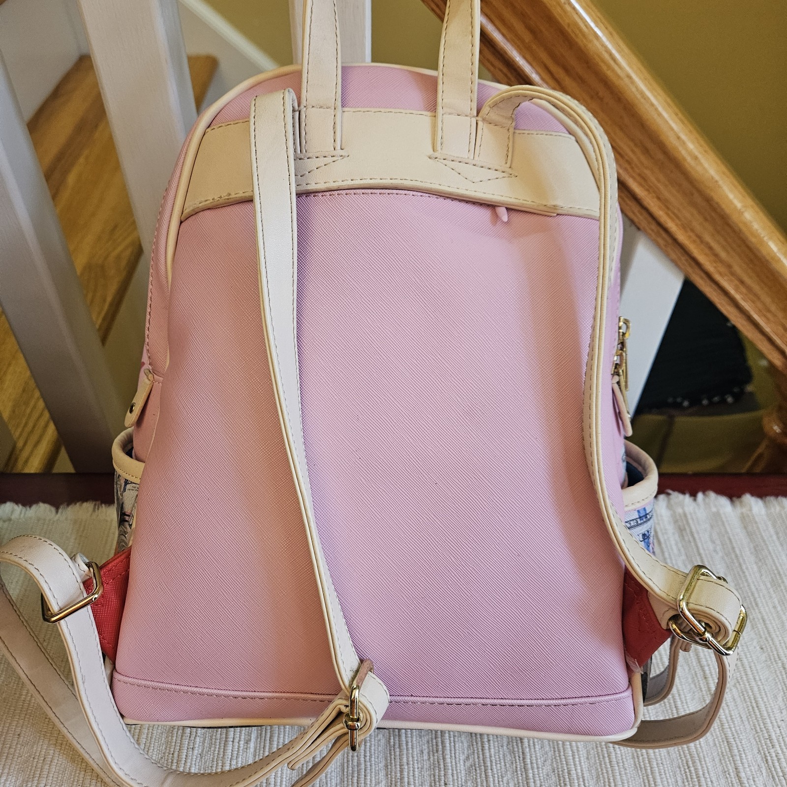 SprayGround Sutton Money Hustle Back Pack Pink Limited Edition Rare Pre-owned