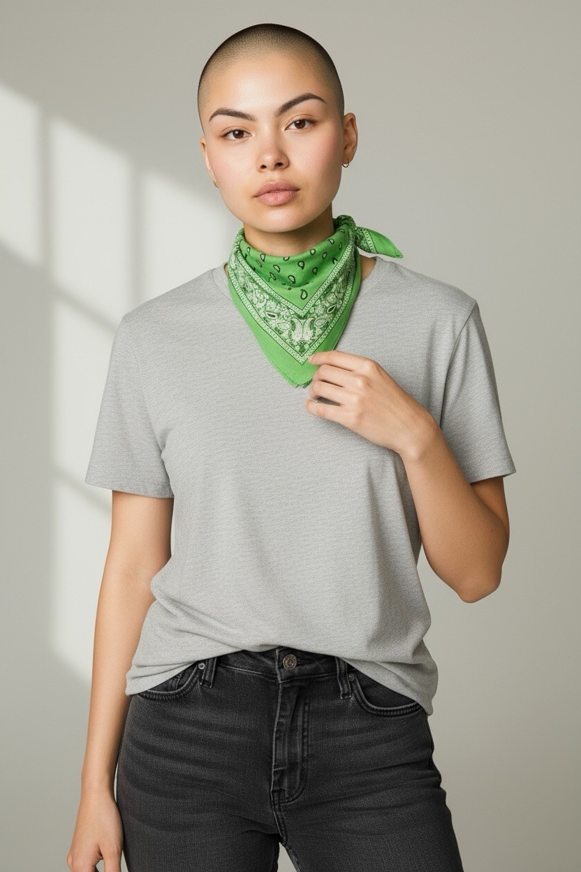 KAISER 100% Cotton Paisley Bandana 22″X22″ Scarf Head Neck Bandana – NEW