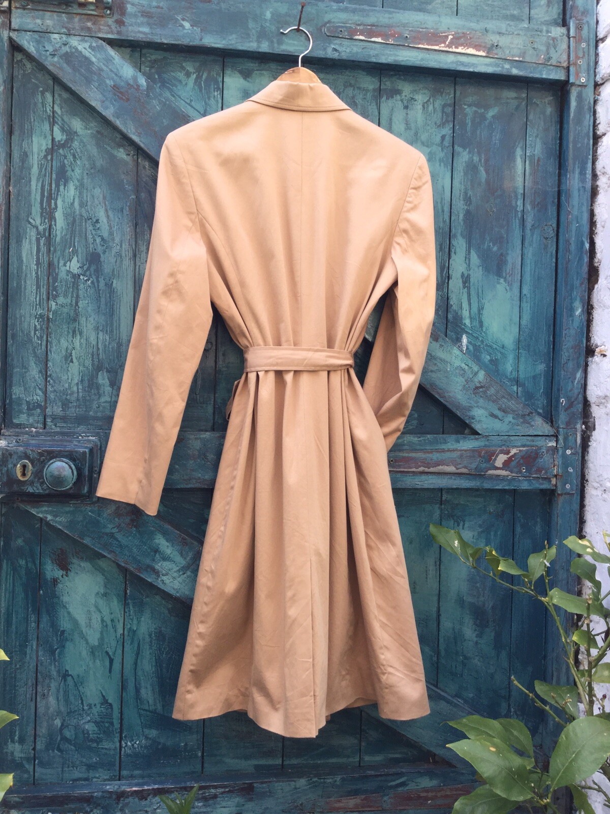 Womens Coat Beige Amanda Smith Designer Raincoat Trench Coat Free U.K. PP