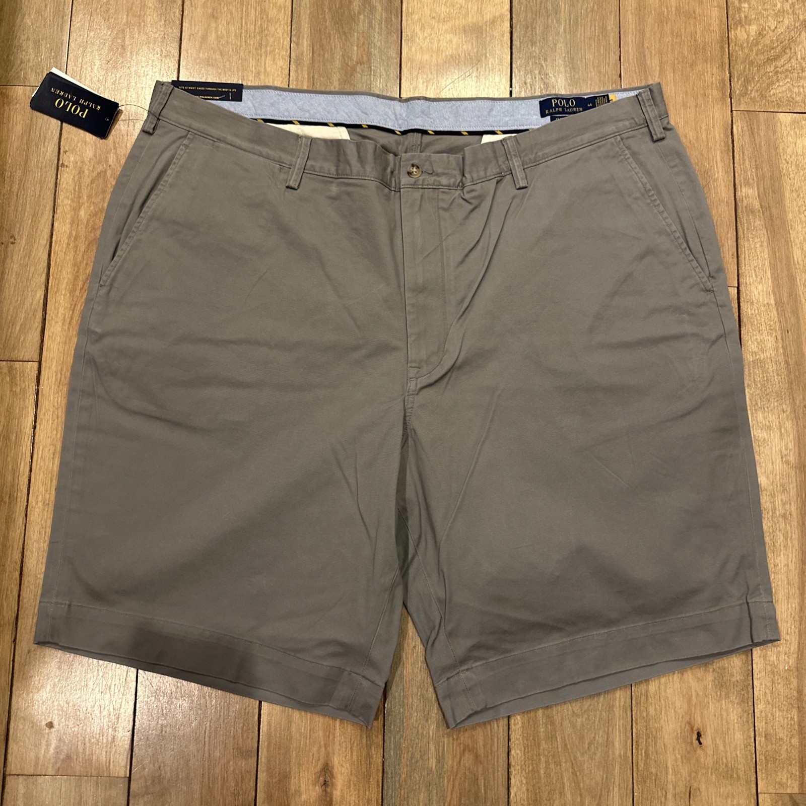 Polo Ralph Lauren Shorts Classic Stretch Fit 46B Mens Gray Preppy NWT 9in NEW