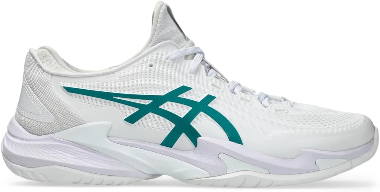 ASICS Men’s Court FF 3 Tennis Shoes, 8.5, White/Pitch Green – White/Pitch Green