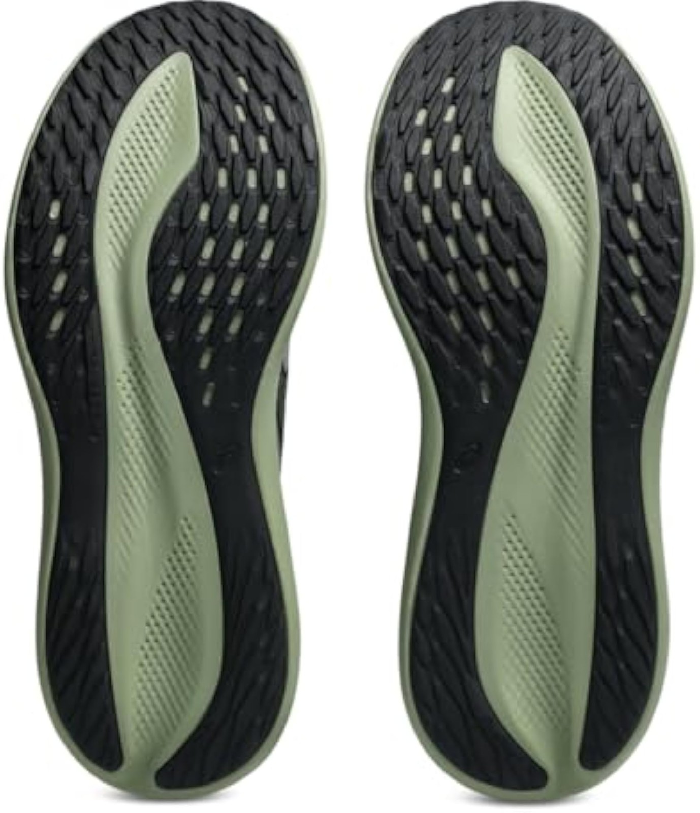 ASICS Men’s GLIDERIDE MAX 2 Running Shoes, 12.5, White/Moss – White/Moss – 12.5