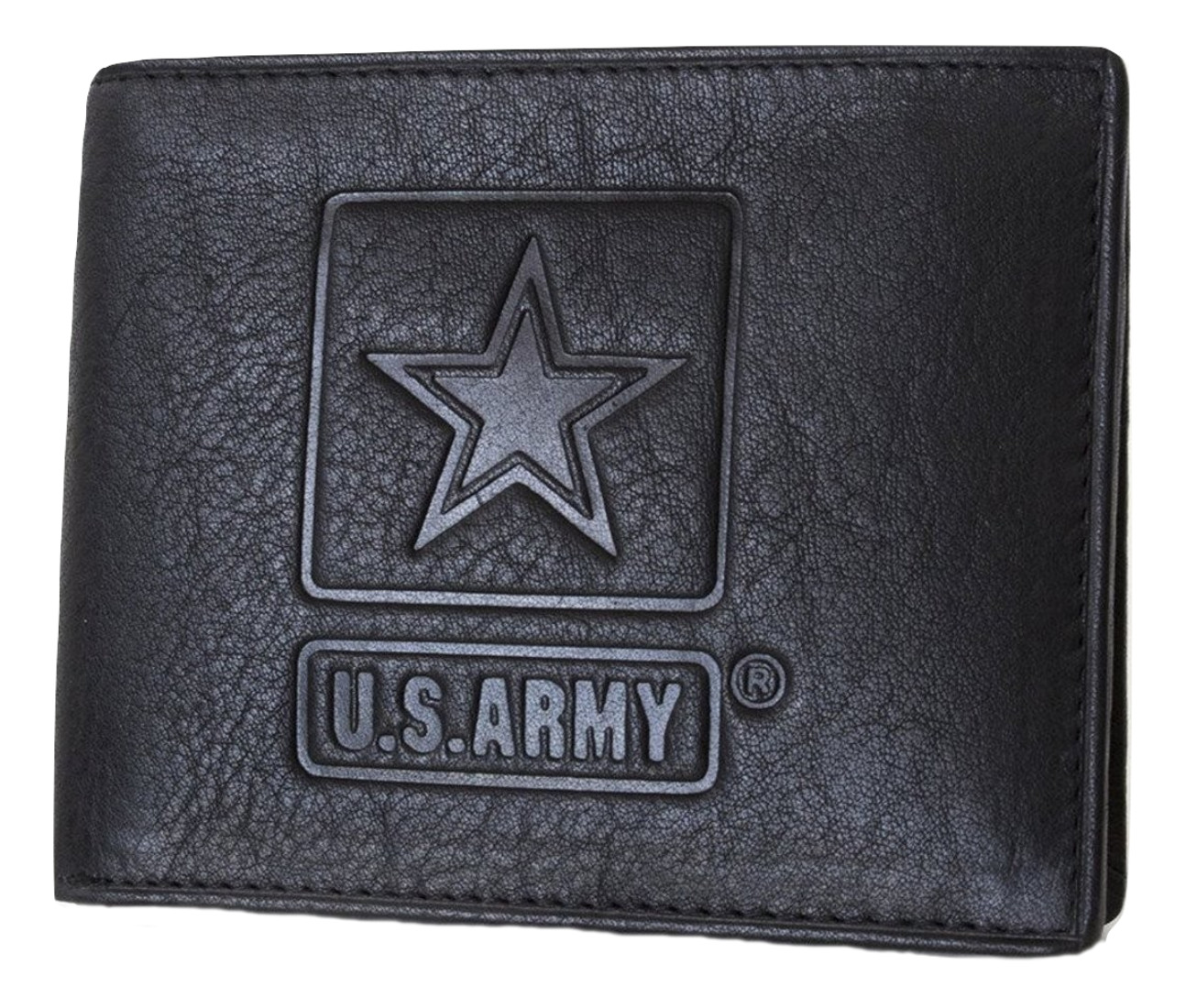 U.S. Armed Forces RFID Men’s Genuine Leather Wallets Army Navy Marines Air force