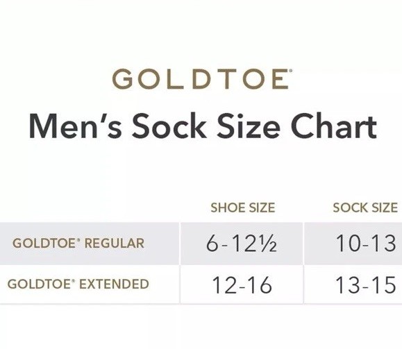 Men’s Gold Toe Metropolitan 3 Pairs Of Black Dress Socks 10-13